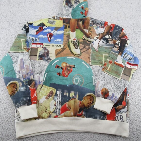 Jordan Brooklyn Fleece Printed Basketball Hoodie Mens Size XL NEW - Picture 9 of 14